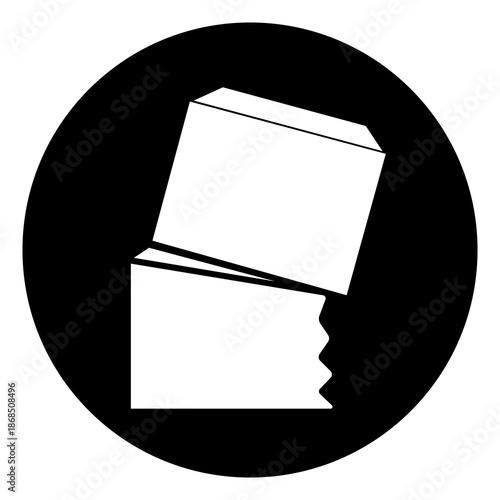 Stack Correctly Symbol Sign, Vector Illustration, Isolate On White Background Label.EPS10