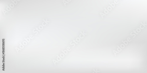 Silver foil background with metal mirror texture. Chrome gradient surface with light gloss simple abstract