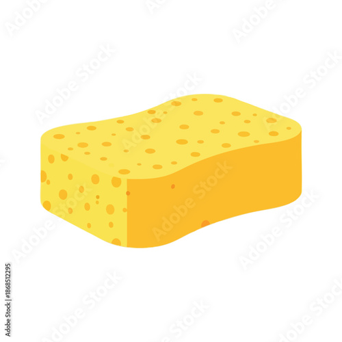 Vibrant Yellow Sponge for Cleaning