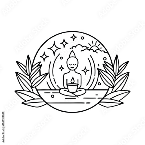 Wellness self care relaxing atmosphere