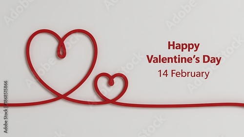 Happy valentine's day on february 14