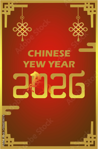 Happy New Year 2026, Year of the Horse, Chinese New Year
