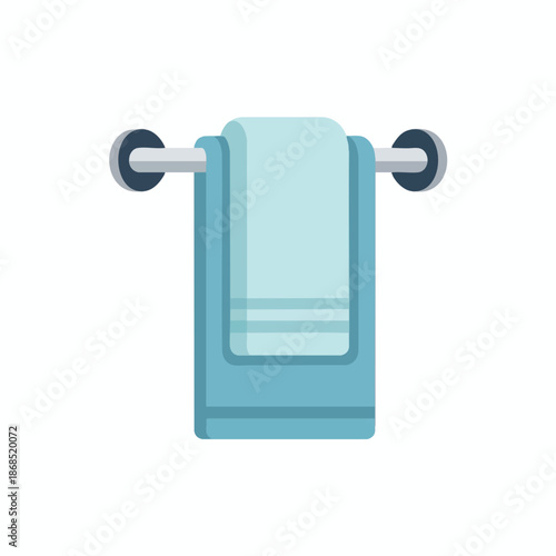 Bathroom Towel Rack with Towel