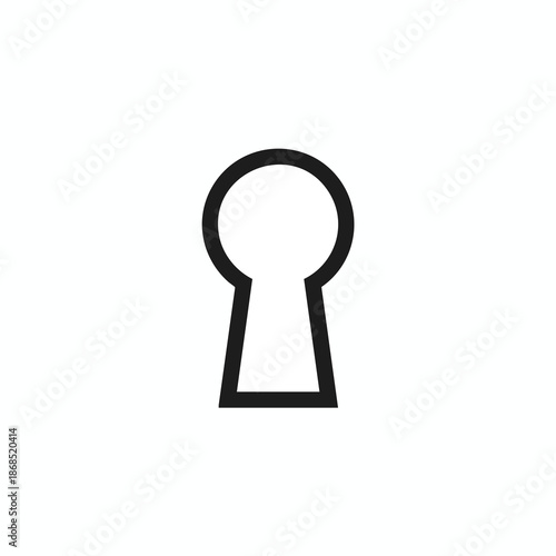 Simple Keyhole Icon