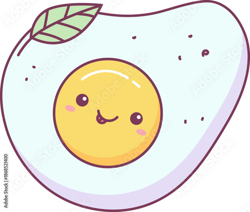 Egg Yolk Kawaii With Smile
