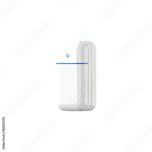 White plastic smartphone holder with adjustable arm