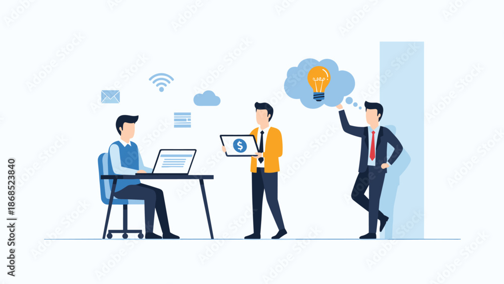 Fototapeta premium Simple placeholder image indicating the nature of a vector file asset