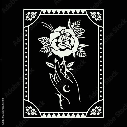 Classic design tattoo style traditional