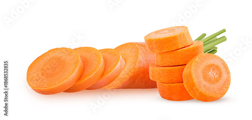 Cut fresh carrot