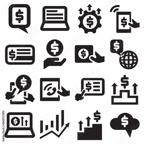 Money Symbols Icon Pack Vector