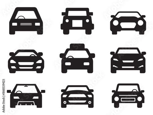 Solid Style Transportation Icon