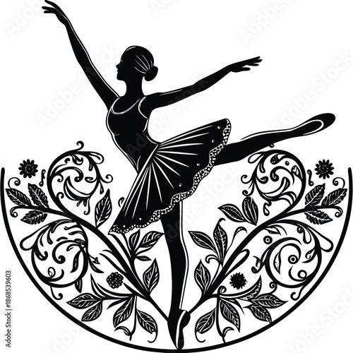 ballet dancer silhouette
