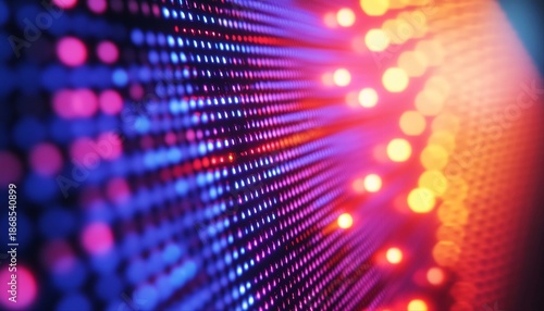 Wallpaper Mural Extreme ultra-macro hyper-realistic close-up of an LED display
revealing individual glowing pixels, vibrant colors, and expressive composition with detailed precision Torontodigital.ca