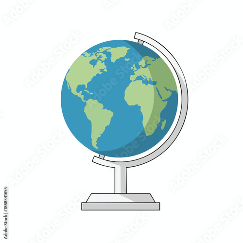 Globe on a stand international concept