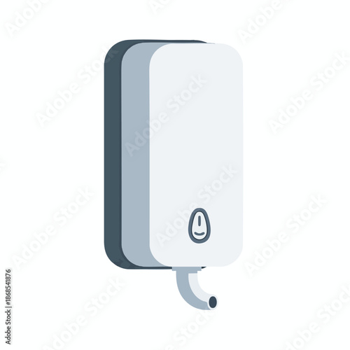 Modern Water Heater Illustration