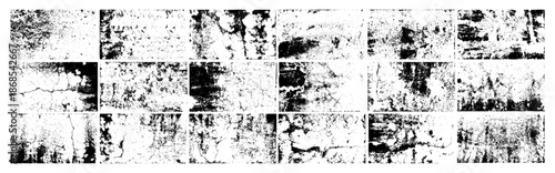 Grunge overlay texture. Old dirty concrete background with cracks and scratches. Distressed grainy surface. Vintage urban backdrop. Scraped and stained design element. Vector illustration.