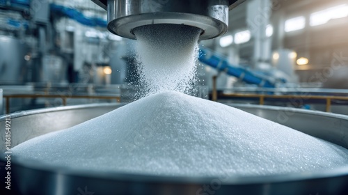 Wallpaper Mural Industrial production of granulated sugar in a modern factory processing plant Torontodigital.ca