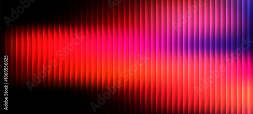 Vibrant dramatic deep red and black gradient evokes mystery and passion. Fiery red nostalgic gradient fades into darkness with futuristic vintage aesthetic and fractal glass effect. Vector background