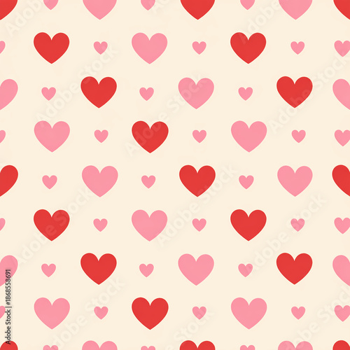 seamless pattern with hearts