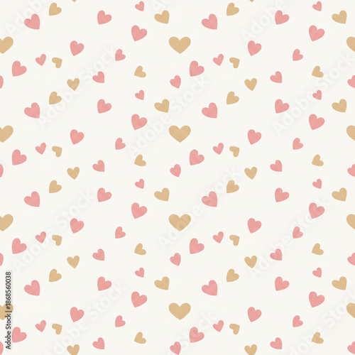 seamless pattern with hearts