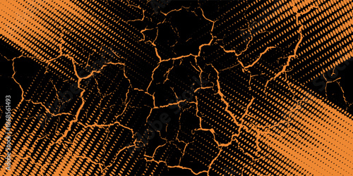 orange black brush Car sticker wrap pattern banner abstract sporty lines black orange color combination grunge brush modern.