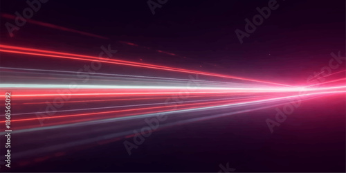 Abstract red background featuring bright light motion and energy waves with a glowing technology pattern for a dynamic digital wallpaper design