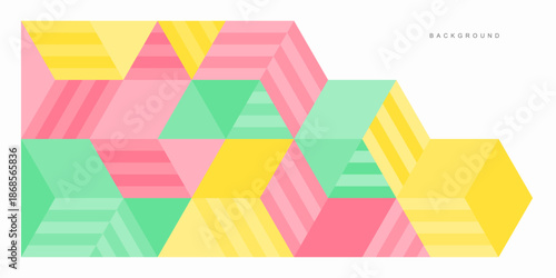 Abstract geometric technological background. Vector creative design.