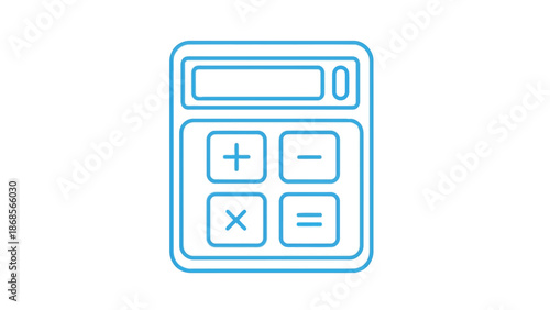 Modern calculator icon for financial and mathematical calculations