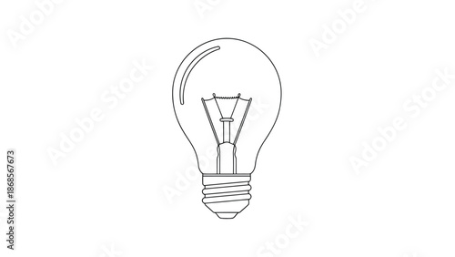 Bright idea light bulb with creative inspiration