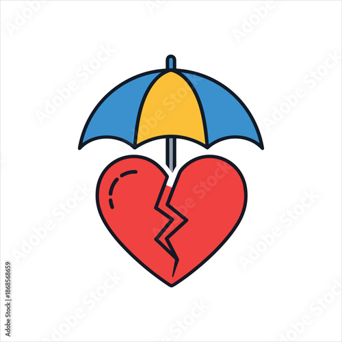 Vector file indication on a clean white background for graphic design projects