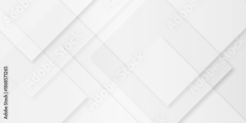 Abstract background with white geometric wave line, ray tones and light elements for Business and technology, random shifted white cube square boxes block background wallpaper banner.