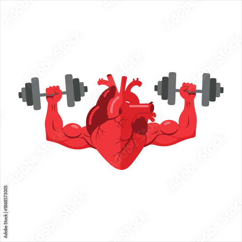 Business concept illustration of a 3D hand silhouette pointing to a heart symbol icon representing love and appreciation