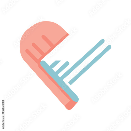 3D business hand icon pointing at symbols and buttons on computer screen illustration