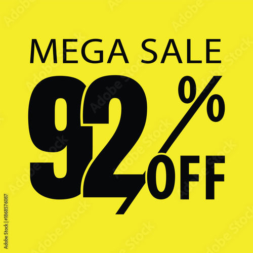 Sale Discount Percentage Design Kit Mega Sale Off Badges Set 