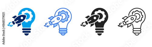 Innovation  Icon Set Different Style Collection. 