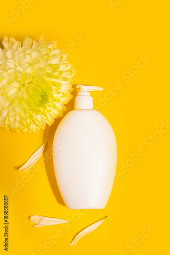 right yellow background, evoking a fresh and natural aesthetic.