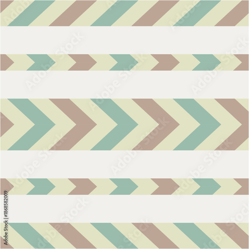 Soft pastel horizontal chevron design, modern geometric pattern ideal for textiles, backgrounds, and digital projects.