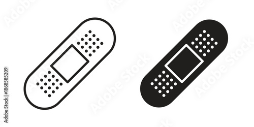 Bandage icons for website design and development, app development. EPS10