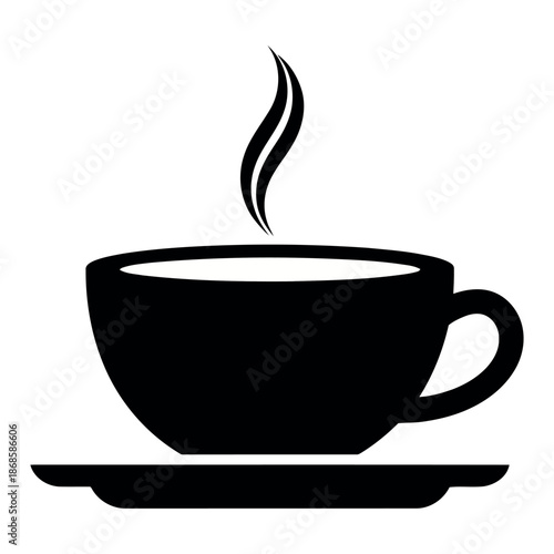 Simple illustration of a plastic bottle and drinking glass outlined in black and white