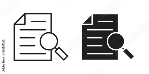 Case study icons for website design and development, app development. EPS10
