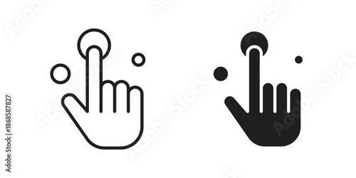 Choice icons for website design and development, app development. EPS10
