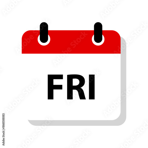Friday calendar icon