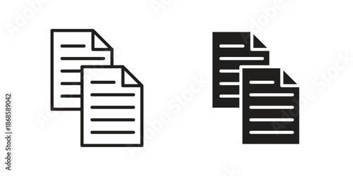 Copy icons for website design and development, app development. EPS10