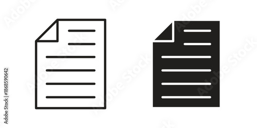 Document icons for website design and development, app development. EPS10