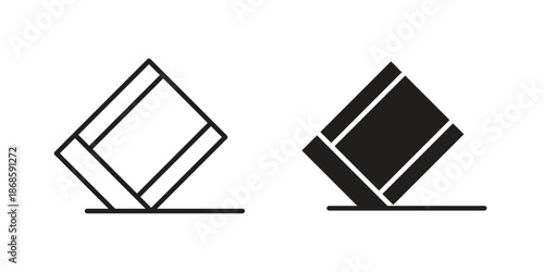 Eraser icons for website design and development, app development. EPS10