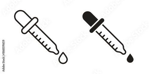 Eye dropper icons for website design and development, app development. EPS10