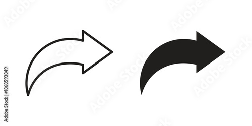 Forward icons for website design and development, app development. EPS10