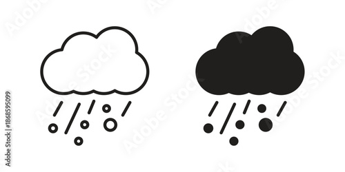 Hail icons for website design and development, app development. EPS10