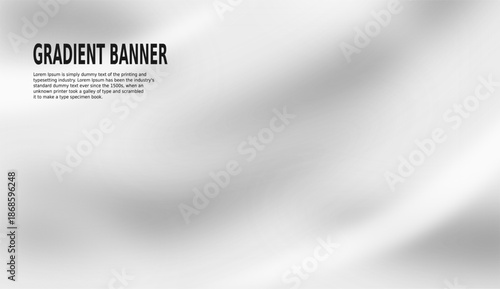 a gray and white gradient greeting card word banner