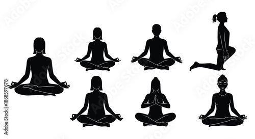 Serene yoga poses for mindfulness and relaxation